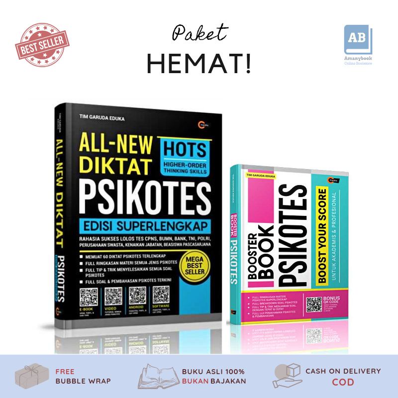 Jual Paket Buku Psikotes All New Diktat Psikotes Edisi Superlengkap