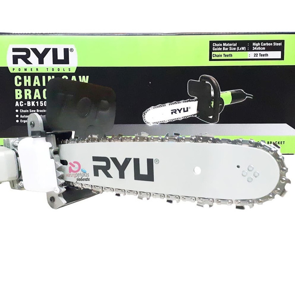 Jual RYU AC-BK150 Mini Chainsaw Chain Saw Adaptor Mesin Gerinda Tangan ...
