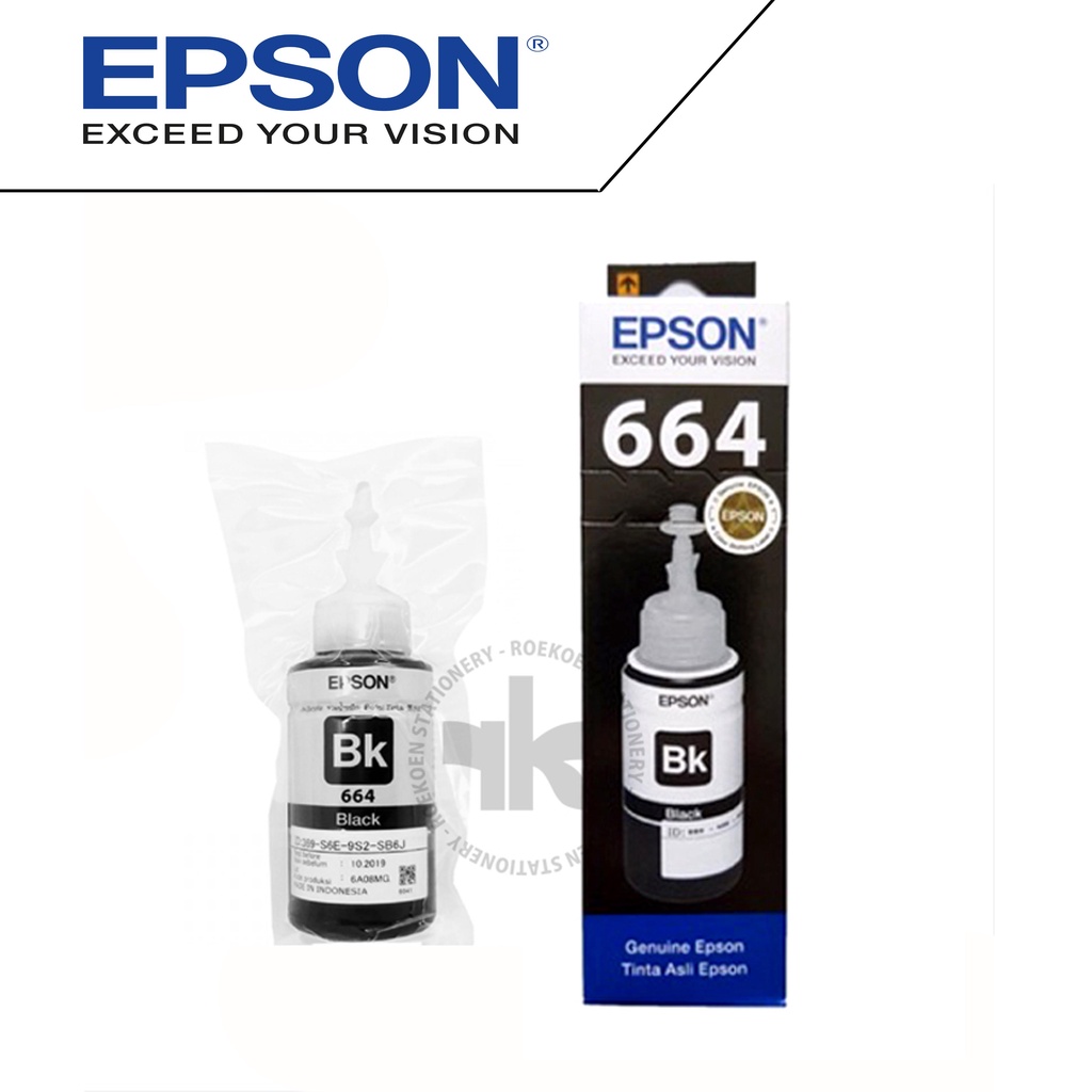 Jual Epson Original Tinta Botol Refill Printer Epson 664 Shopee Indonesia 