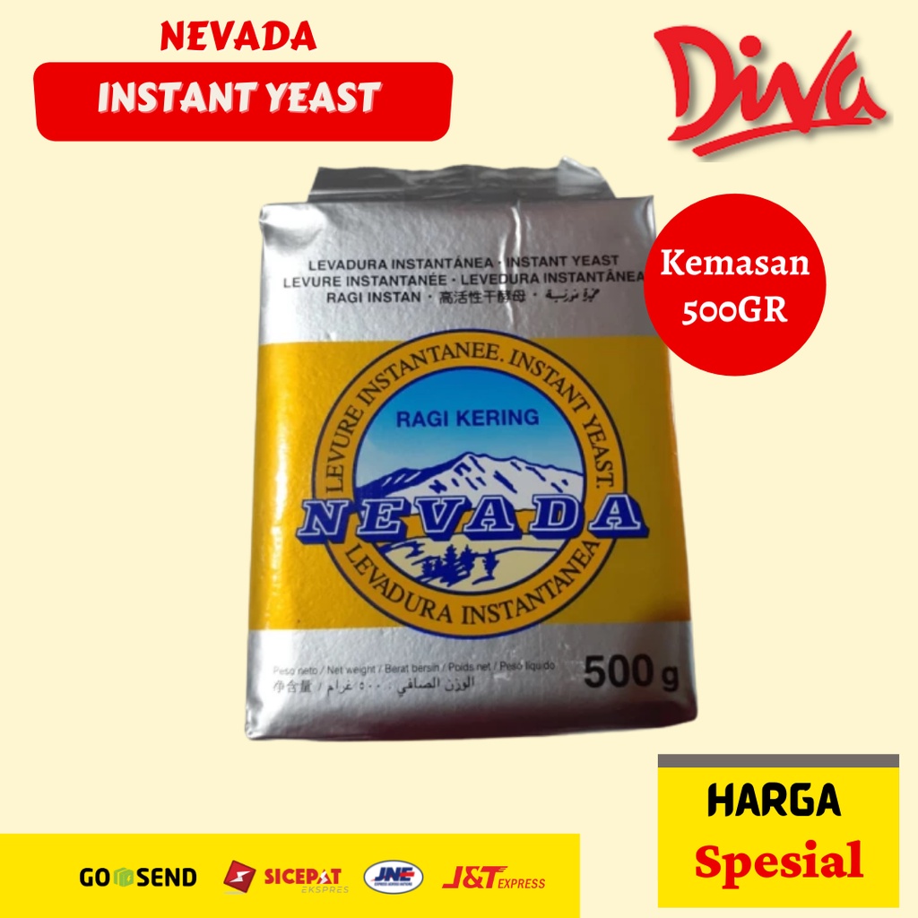 Jual [500gr] Nevada Instant Yeast - Nevada Instan - Ragi Kering ...