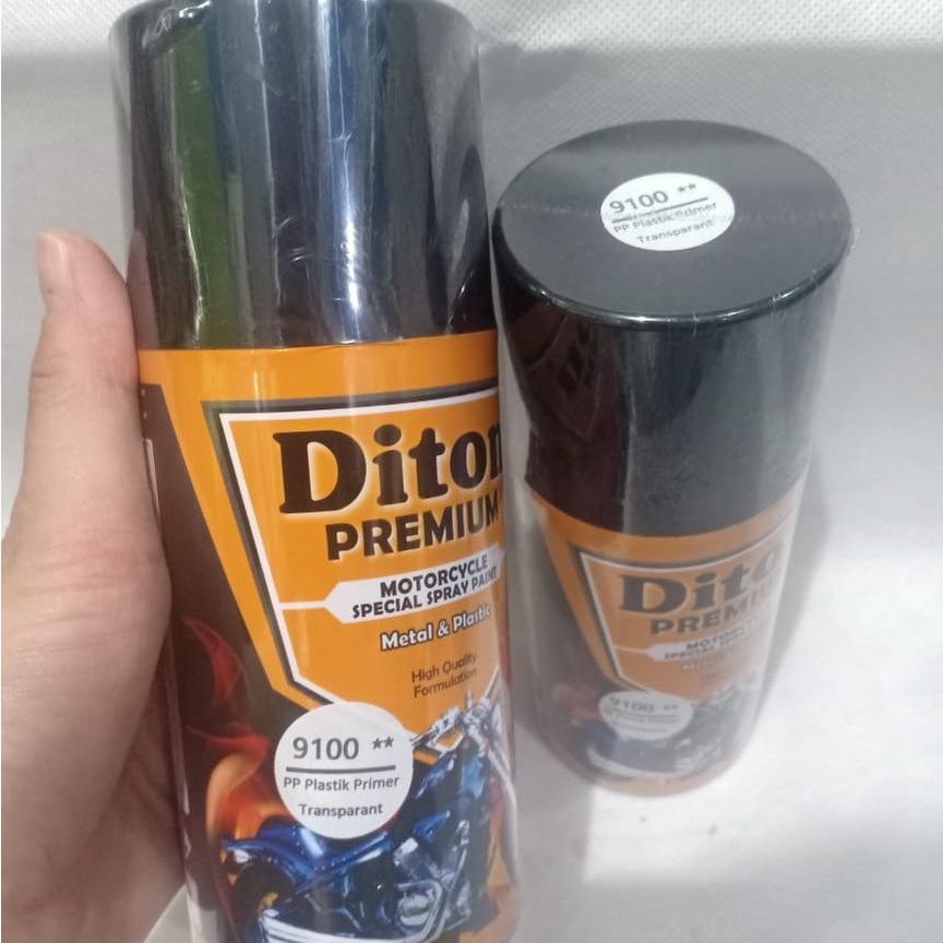 Jual Pilok Pilox Diton Premium 9100 Pp Plastic Primer Transparan Cat Dasar Plastik 300cc 8630