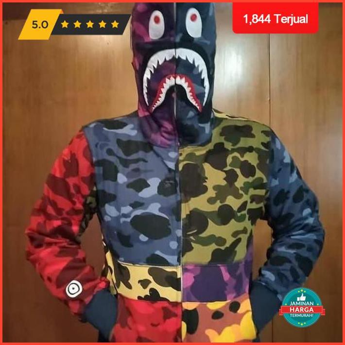 Bape Hoodie Bape Shark Jaket Bape A Bathing Ape Shark X Pubg Termurah