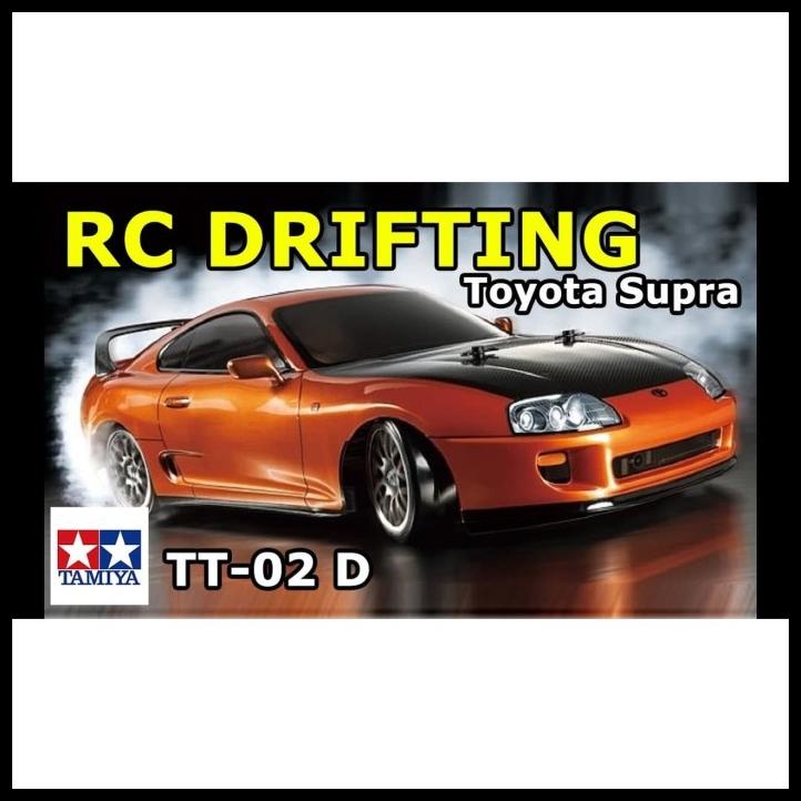Jual Tamiya Tt02D 1/10 Toyota Supra Rc Car Drift Kit W/ Esc Shopee