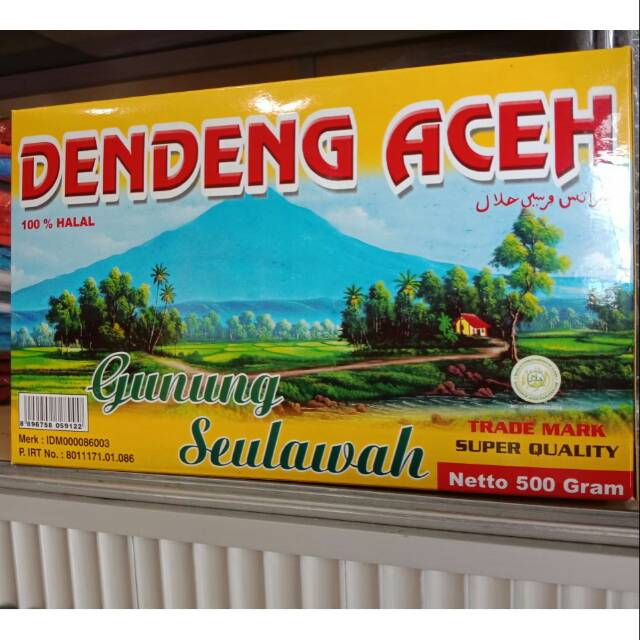 Jual Dendeng Aceh Gunung Seulawah Isi 500 Gr Shopee Indonesia 