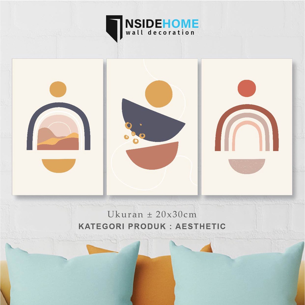 Jual Wall Decor Aesthetic Abstract Bohemian Pajangan Rumah Kamar Anak ...