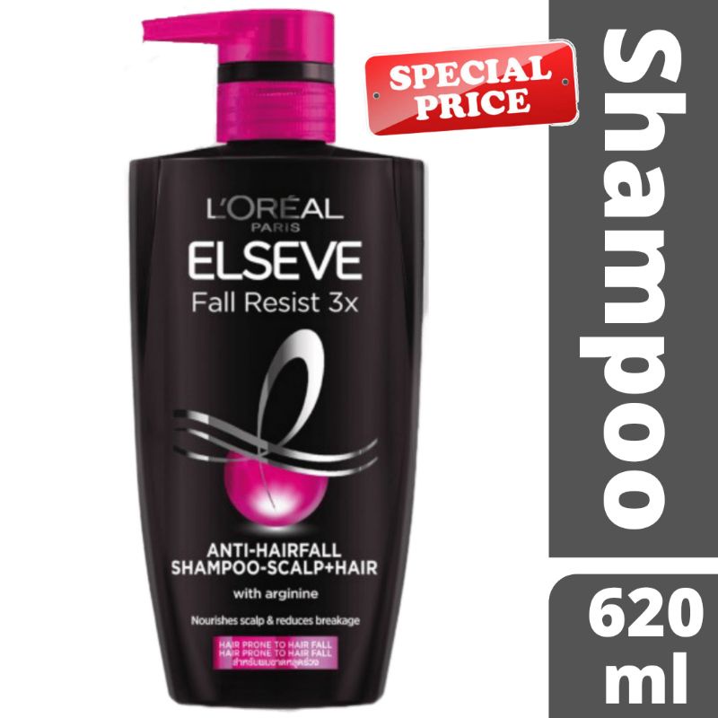 Jual LOREAL PARIS Shampoo 620ml Fall Resist 3X Perawatan Rambut Rontok ...