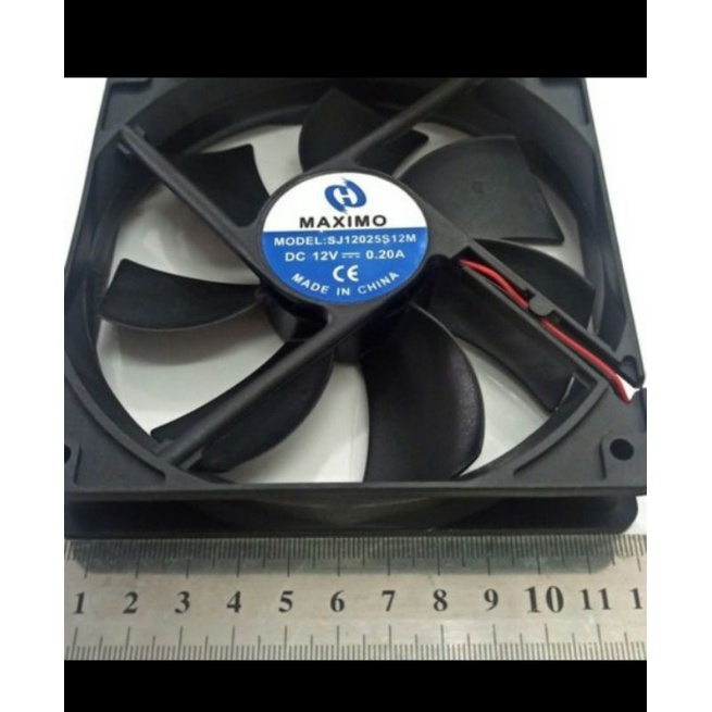 Jual kipas dc fan dc 12cm 12v merk maximo | Shopee Indonesia