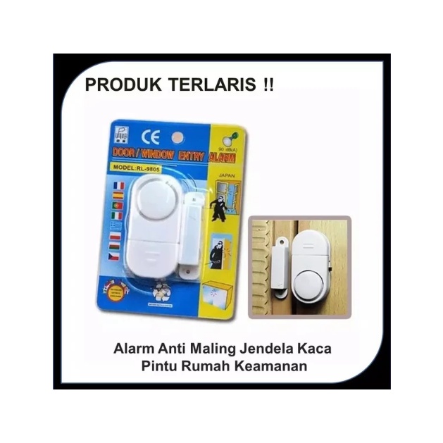 Jual [ COD] Alarm Bell Pintu Rumah Sensor Anti Maling Bel Jendela ...