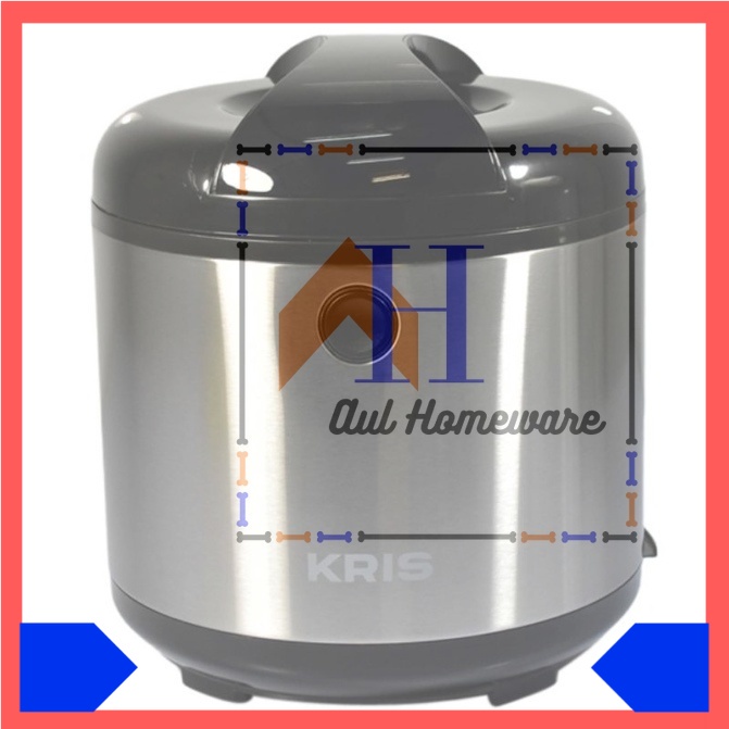 Jual Kris Rice Cooker Low Sugar 1.8 Ltr Silver Shopee Indonesia