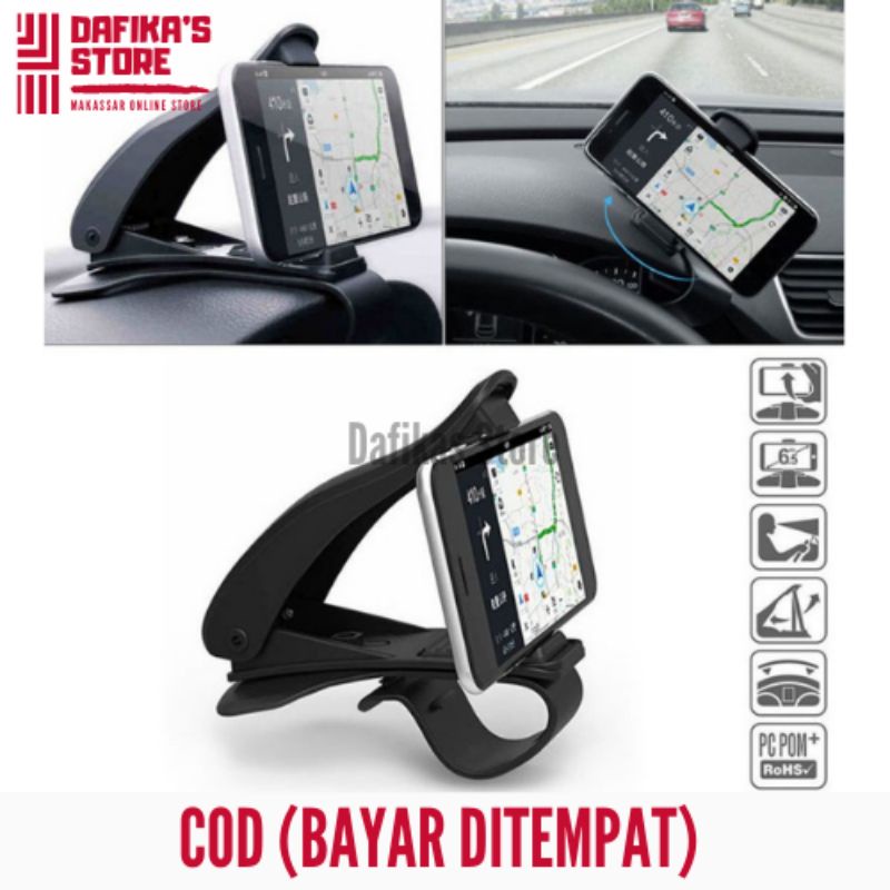 Jual Holder Jepit Dashboard Desain Simple Mudah Dilepas Tidak Meninggal