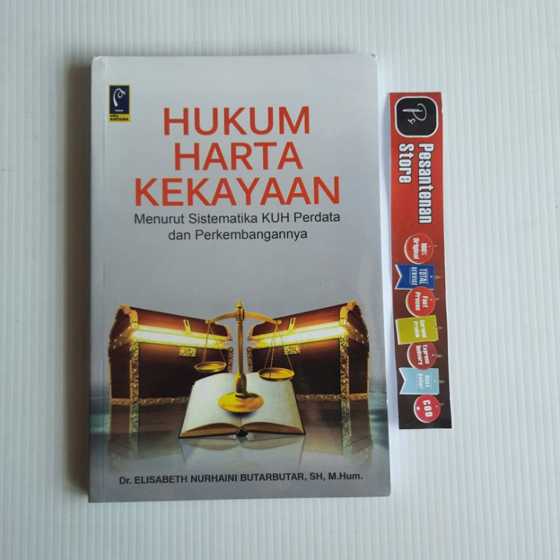 Jual BUKU ORIGINAL HUKUM HARTA KEKAYAAN MENURUT SISTEMATIKA KUH PERDATA ...