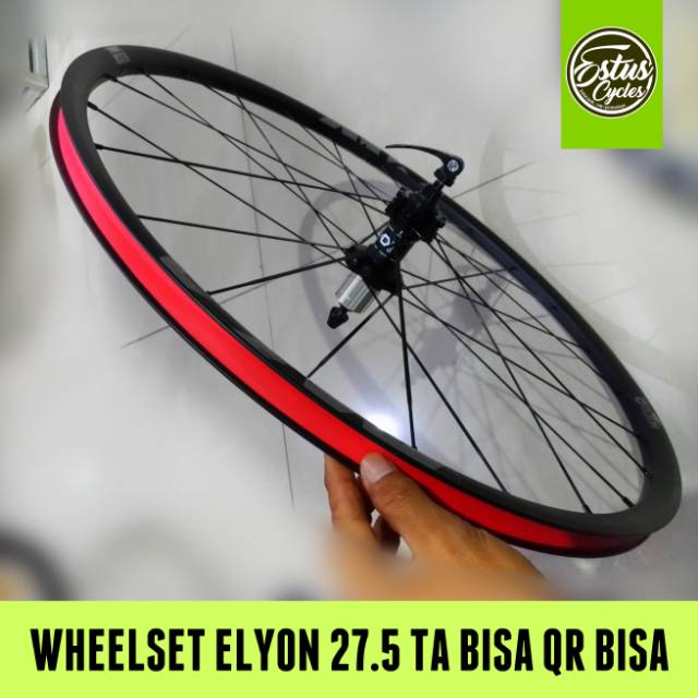 Jual Wheelset Sepeda Elyon 27.5 Bisa TA15 TA12 Juga Quick Release QR MTB Estus Cycles Shopee Indonesia