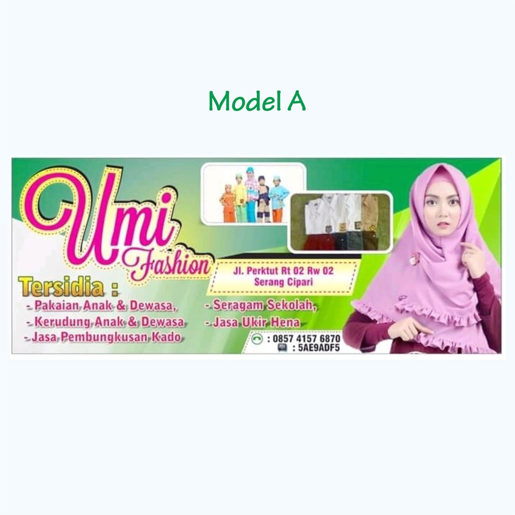 Jual Spanduk Baju Spanduk Fashion Spanduk Toko Baju Shopee Indonesia