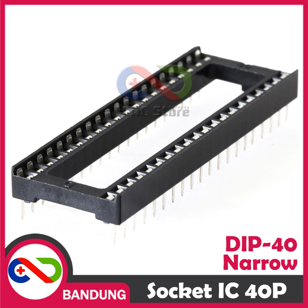 Jual SOCKET SOKET IC DIP-40 DIP40 40P 40 NARROW | Shopee Indonesia