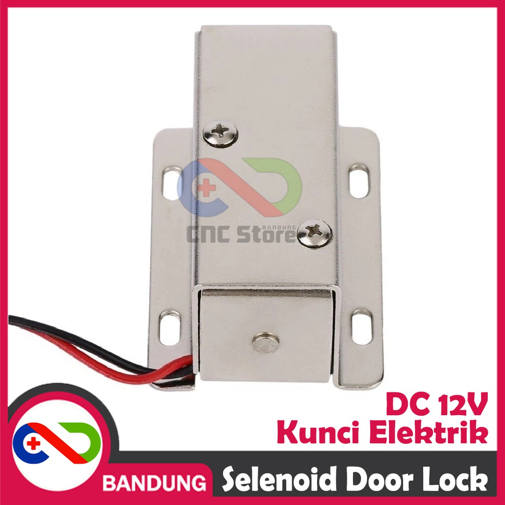 Jual ShP3 SELENOID DOOR LOCK 12V DC KUNCI ELEKTRONIK ELECTRIC DOORLOCK ...