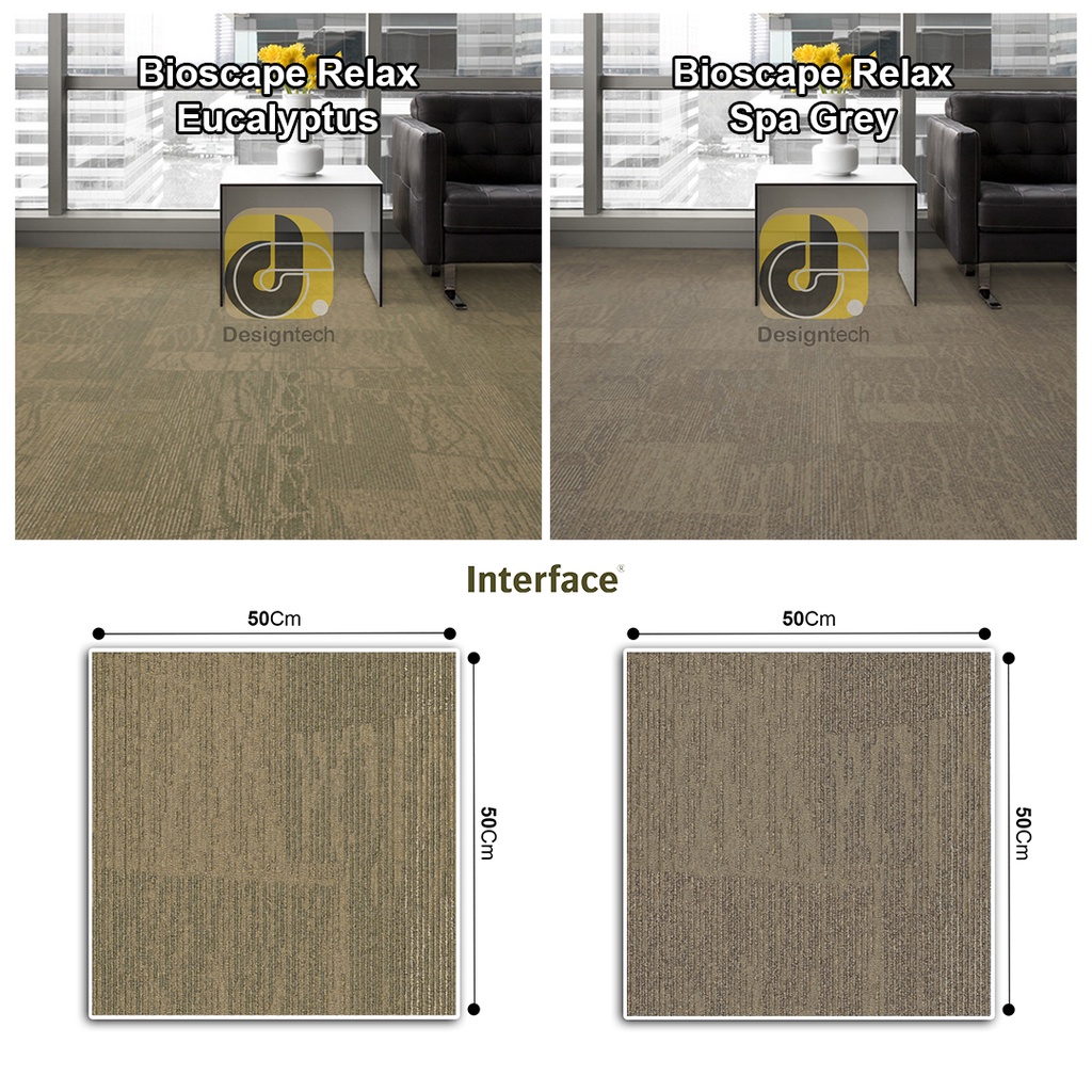 Jual Karpet Tile Lantai Dua Type Berkualitas - Interface Bioscape Relax ...