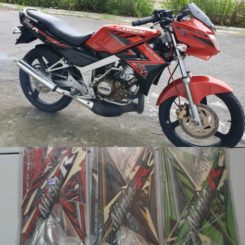 Jual (Bisa COD) triping stiker kawasaki ninja R 150 ori oei ninja r ...