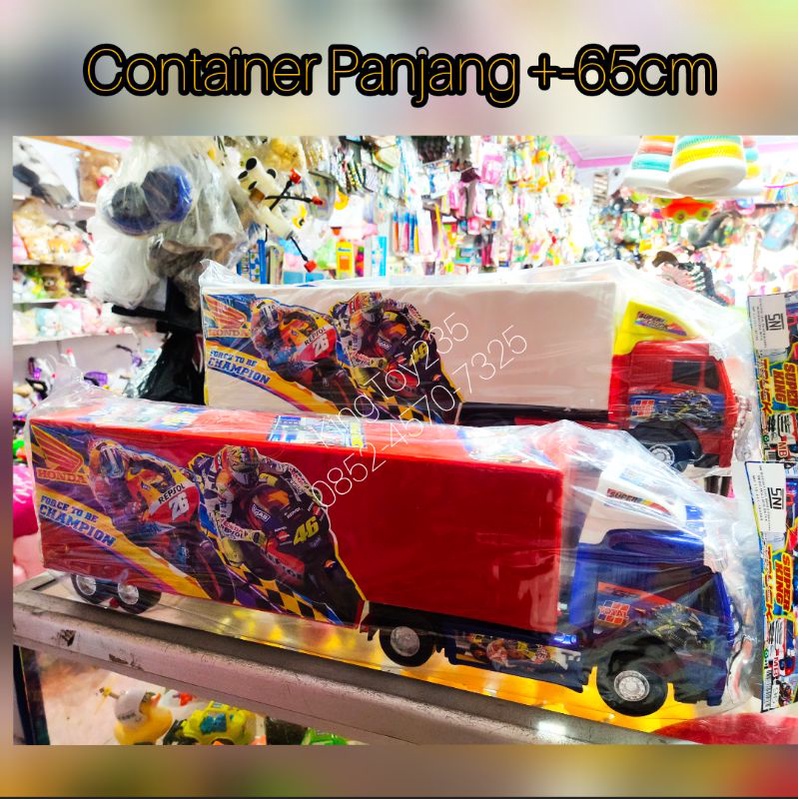 Jual Mobil Truck Container Truk Box Kontainer Panjang 65cm Kontiner