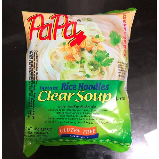 Jual PAPA Instanr Rice Noodles Clear Soup Flavour | Shopee Indonesia