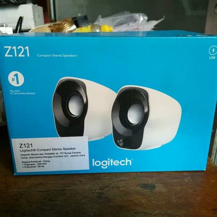Jual Logitech Z121 Original Speaker Computer Garansi Resmi - Putih ...