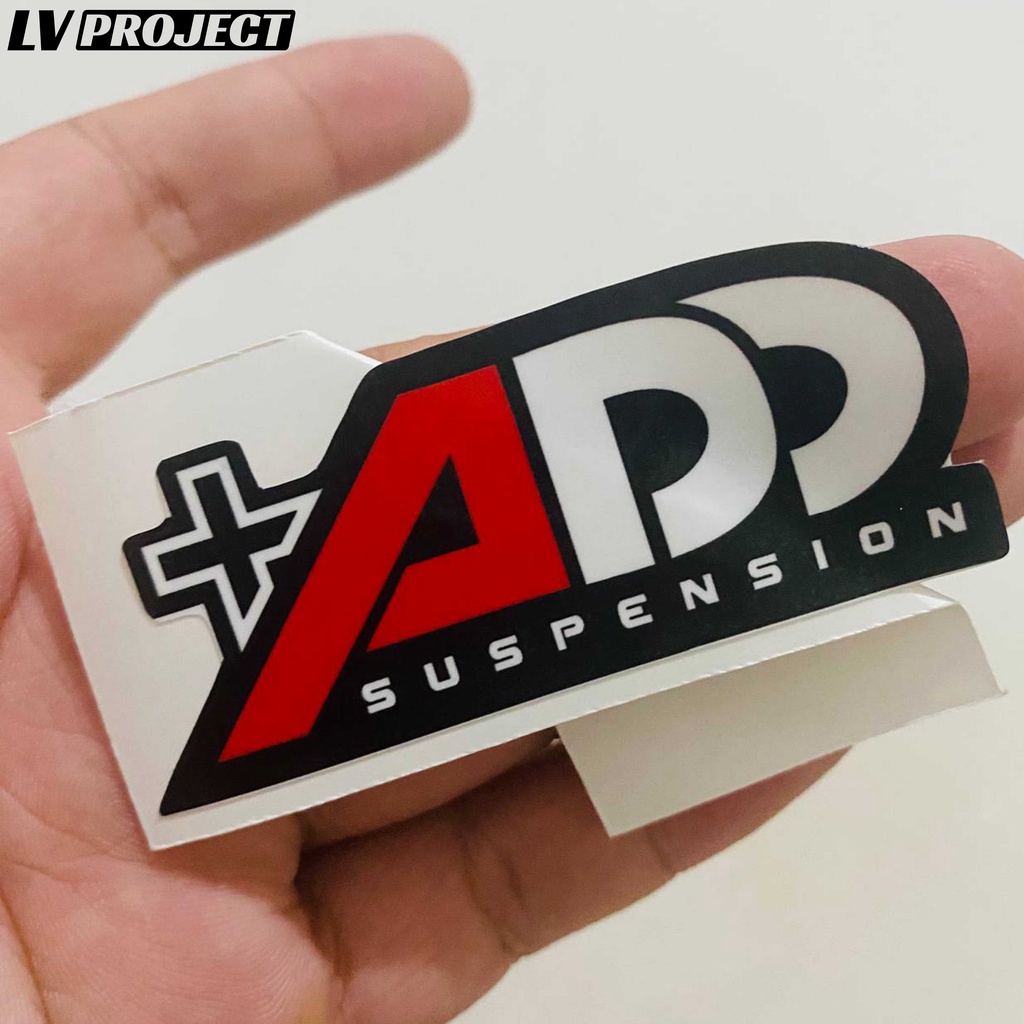 Jual Stiker Shock ADD+ Suspension Ukuran 7cm Sticker Motor Skok Add ...