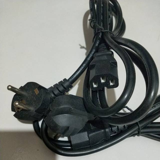 Jual KABEL POWER CPU / KABEL MONITOR KE LISTRIK / RICE COOKER Shopee Indonesia