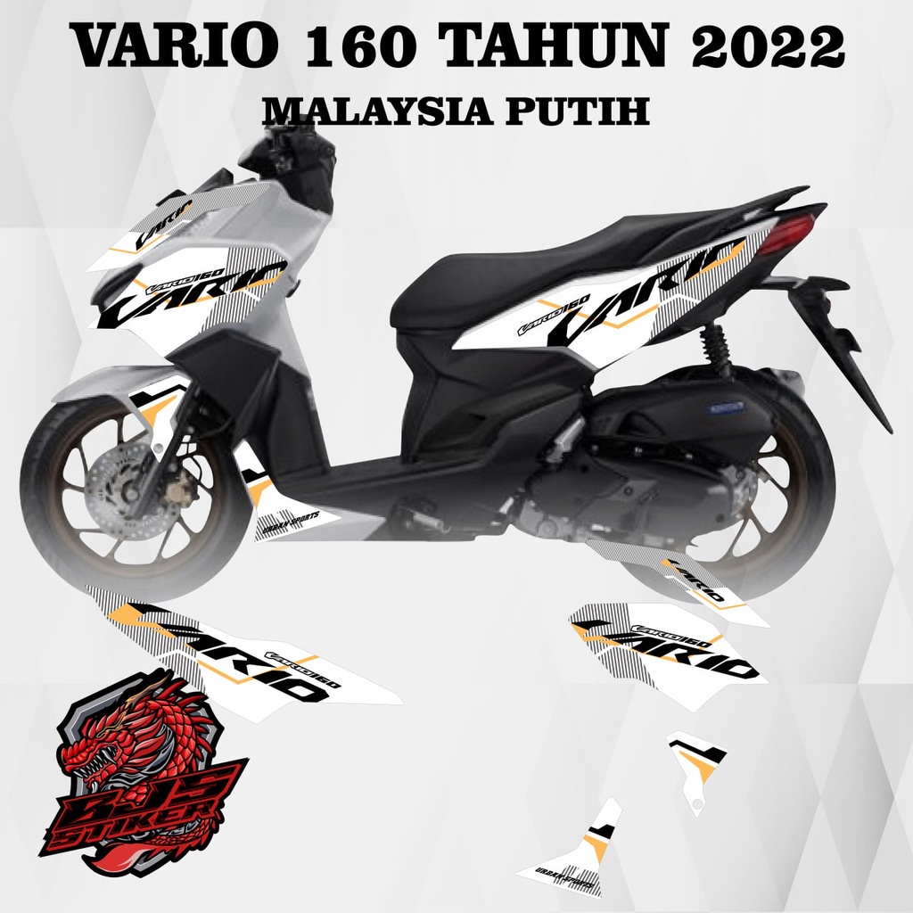 Jual Cod Stiker Striping Sticker Transparan Hologram Honda Vario Grafis