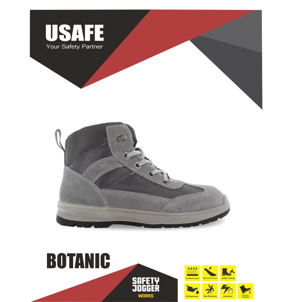 Jual (GARANSI TUKAR) Sepatu Safety Jogger Botanic Shopee Indonesia