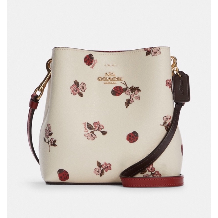 Coach ladybug bucket outlet bag