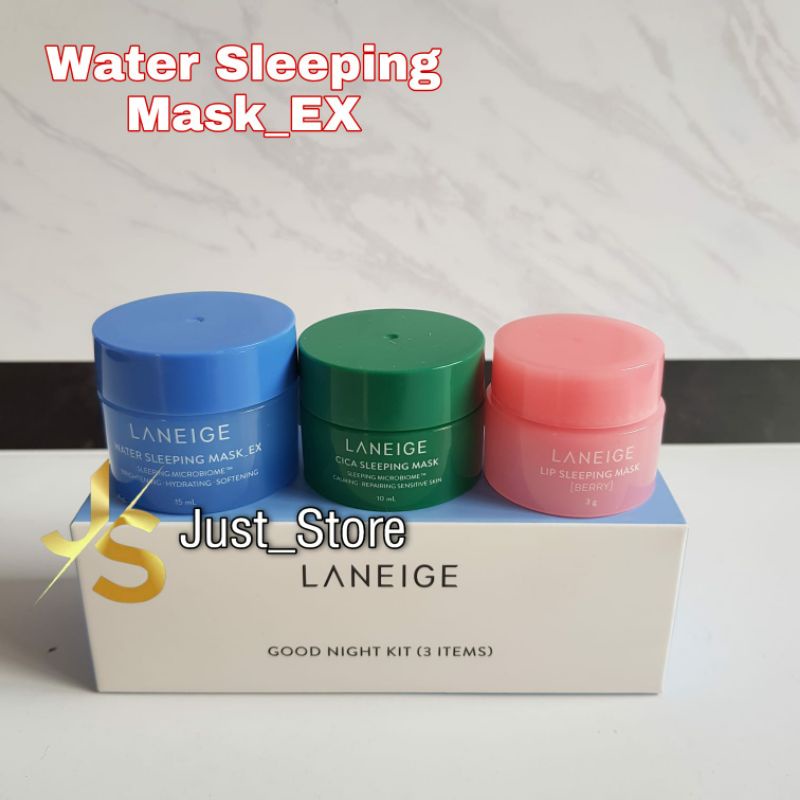 Jual Laneige Sleeping Care Good Night Kit (3 Items) | Shopee Indonesia