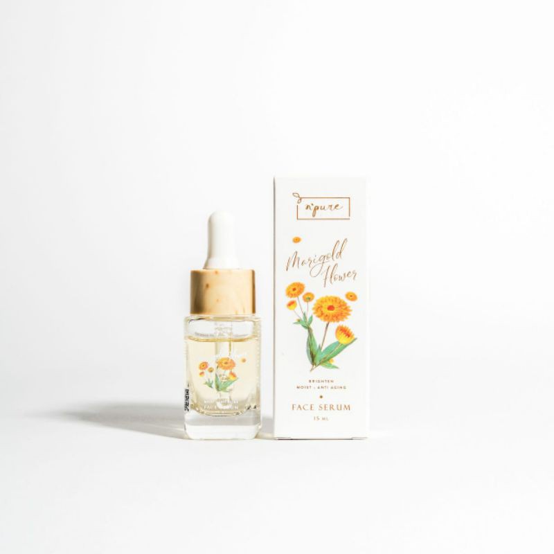 Jual Npure Marigold Flower Face Serum Shopee Indonesia