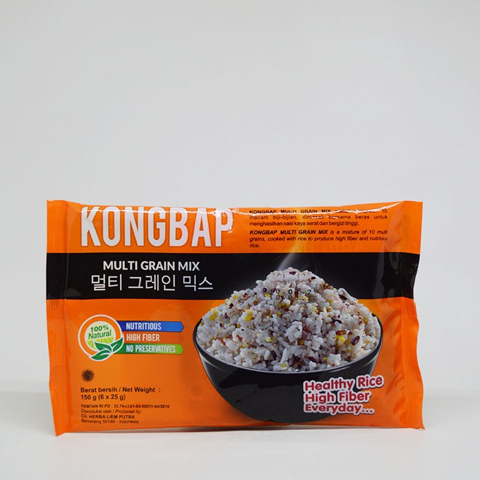 Jual KONGBAP MULTI GRAIN MIX 150 G Shopee Indonesia