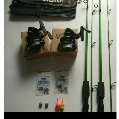 Jual paket 2set pancingan joran 150cm reel 4bb | Shopee Indonesia