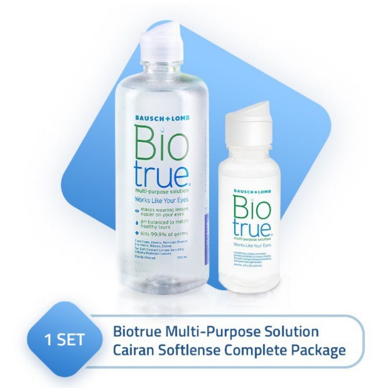 Jual Biotrue Multi-Purpose Solution Cairan Softlens Complete Package ...