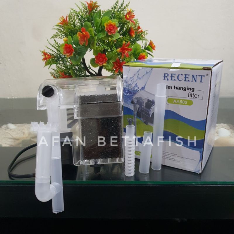 Jual Filter Gantung Aquarium RECENT AA 502 Hanging Filter Slim Plus