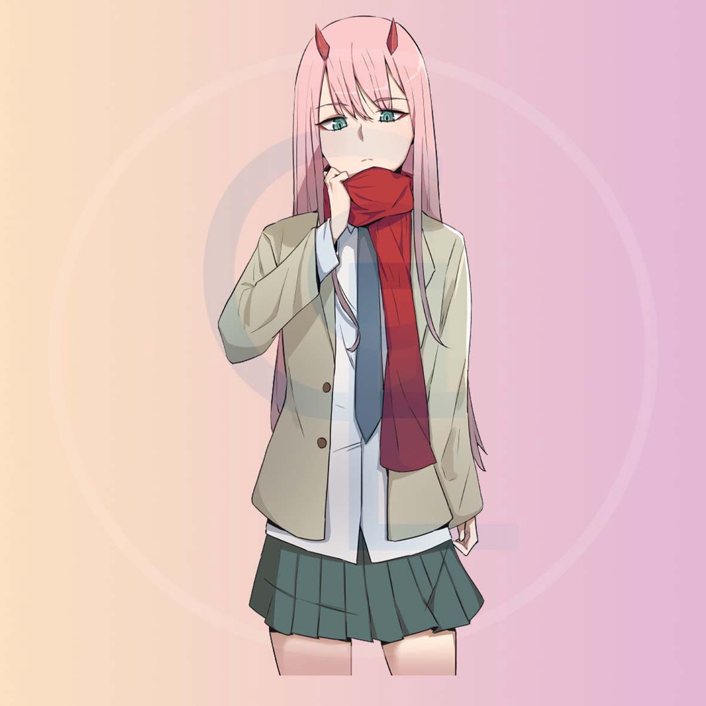 Jual Sticker Zero Two Tumblr Laptop Kawaii Anime Darling in the Franxx ...