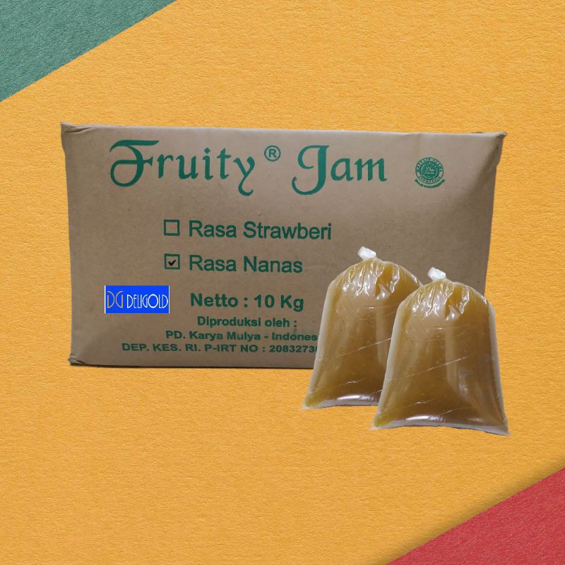 Jual Selai Nanas Fruity 500gr Shopee Indonesia