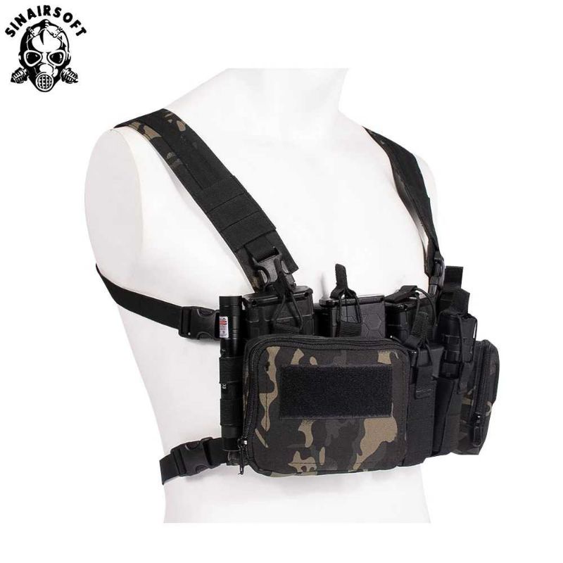 Jual Rompi Tactical Chest Rig Vest Airsoft Gun Cs Sst Shopee Indonesia