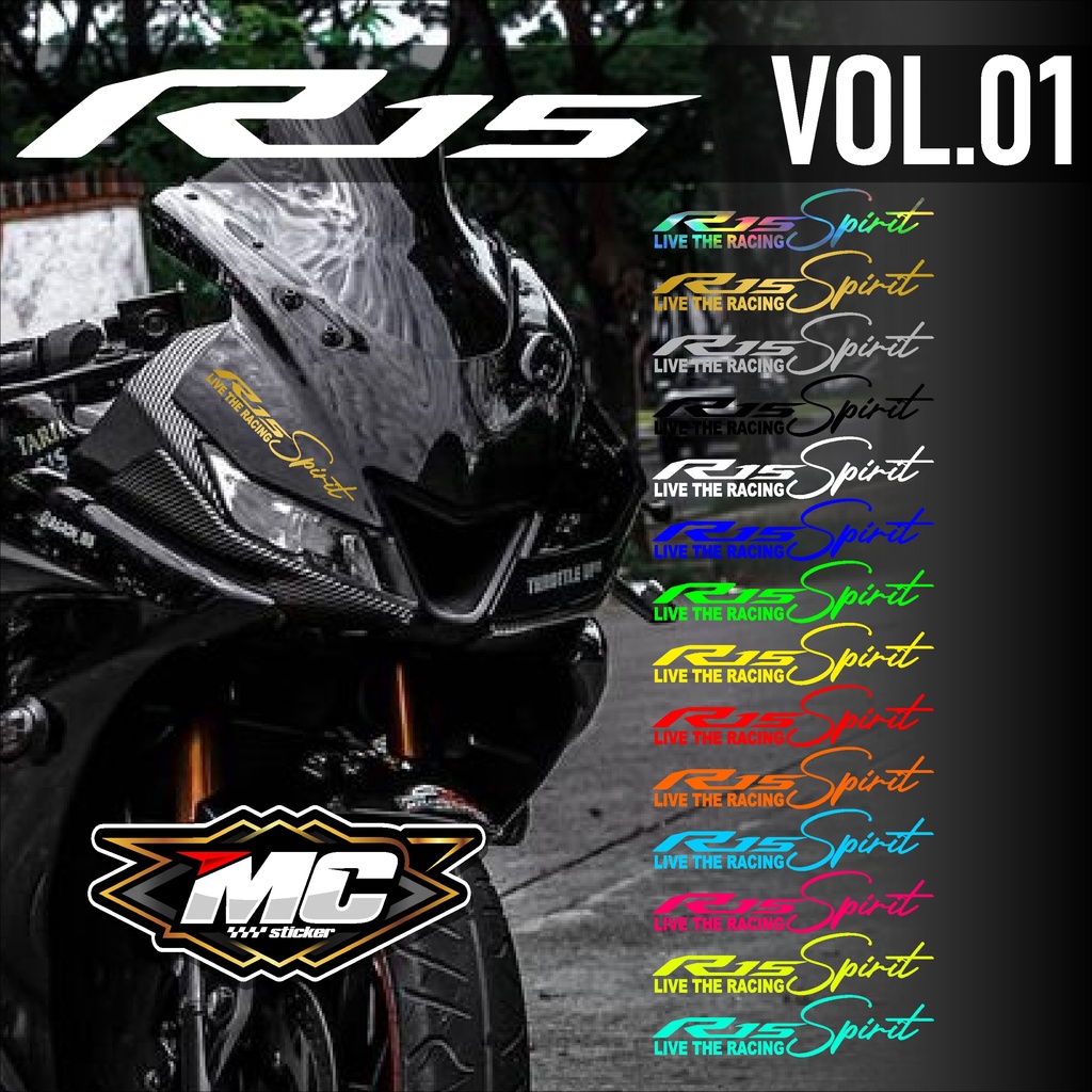 Jual Cutting Sticker R15 - Aksesoris Motor Stiker Lis Variasi Yamaha ...