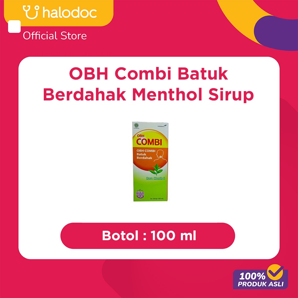 Jual OBH Combi Batuk Berdahak Menthol Sirup 100 Ml | Shopee Indonesia