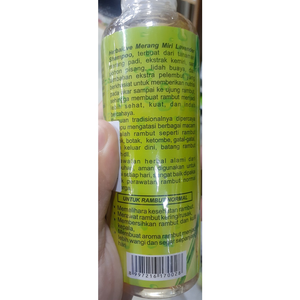 Jual MERANG MIRI LAVENDER SHAMPOO “HERBALOVE” 250ML | Shopee Indonesia