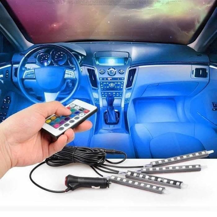Jual JUAL MURAH Lampu LED Kolong Mobil RGB Lampu Dashboard 16 Warna ...