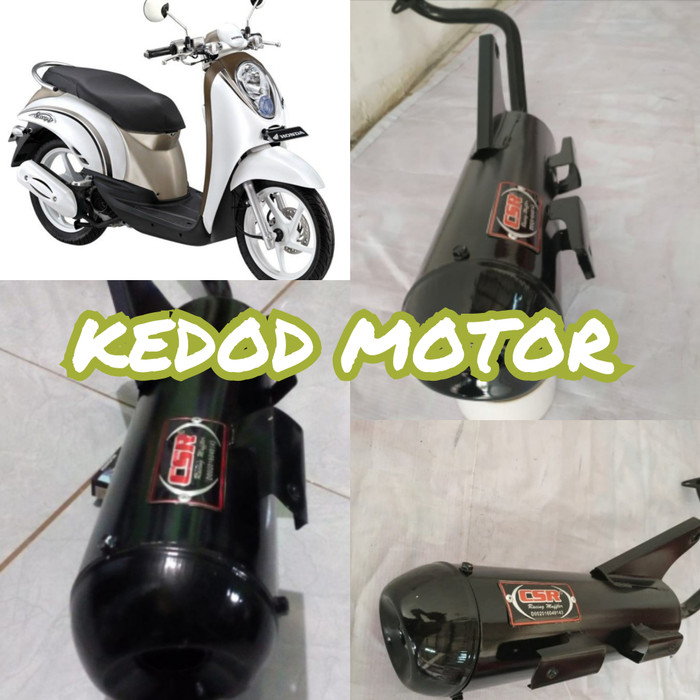 Jual Knalpot Racing Bobokan Model Standar Honda Scoopy Lama Karbu ...