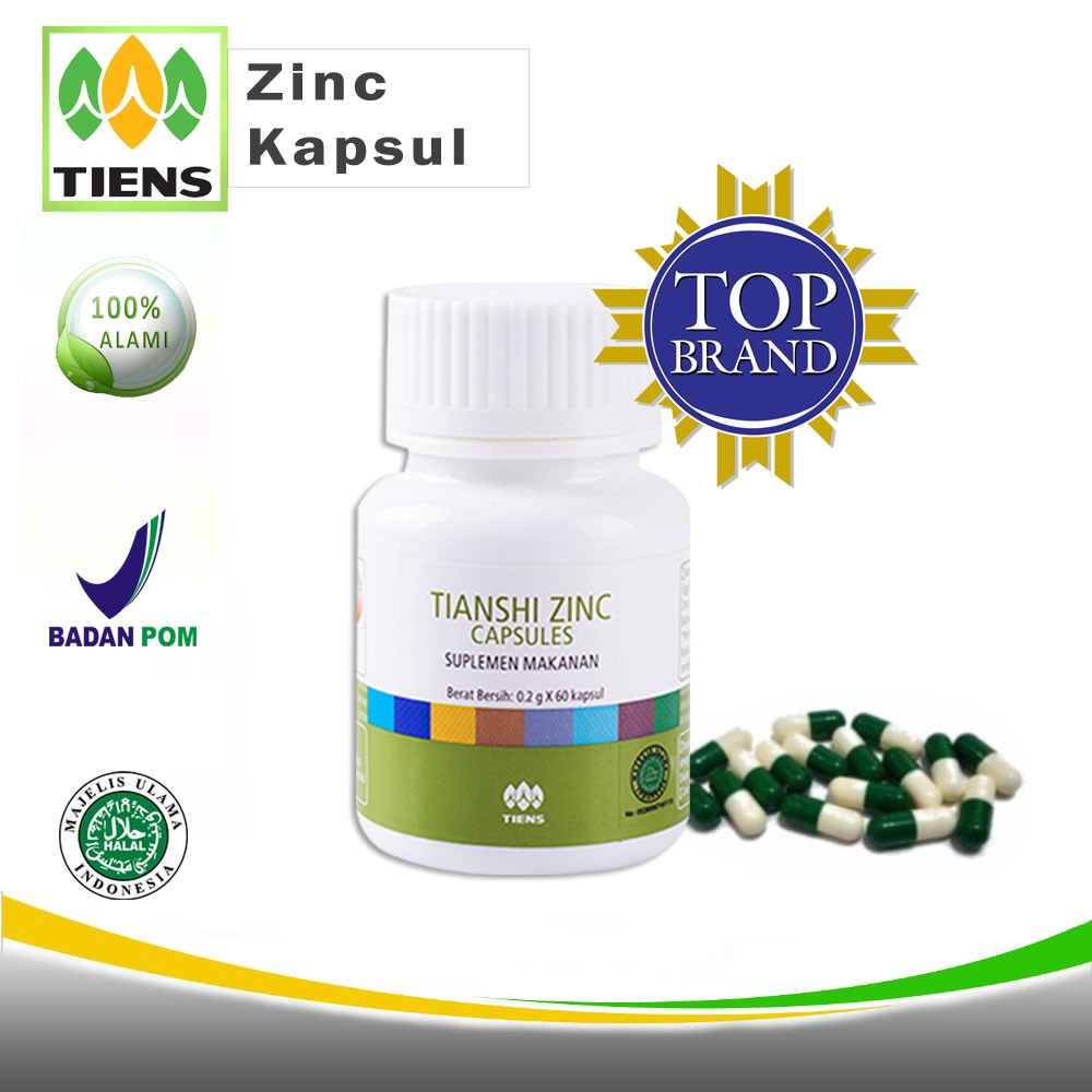Jual Zinc Paling Bagus dan Berkhasiat Untuk Tubuh Harga Satuan Menambah