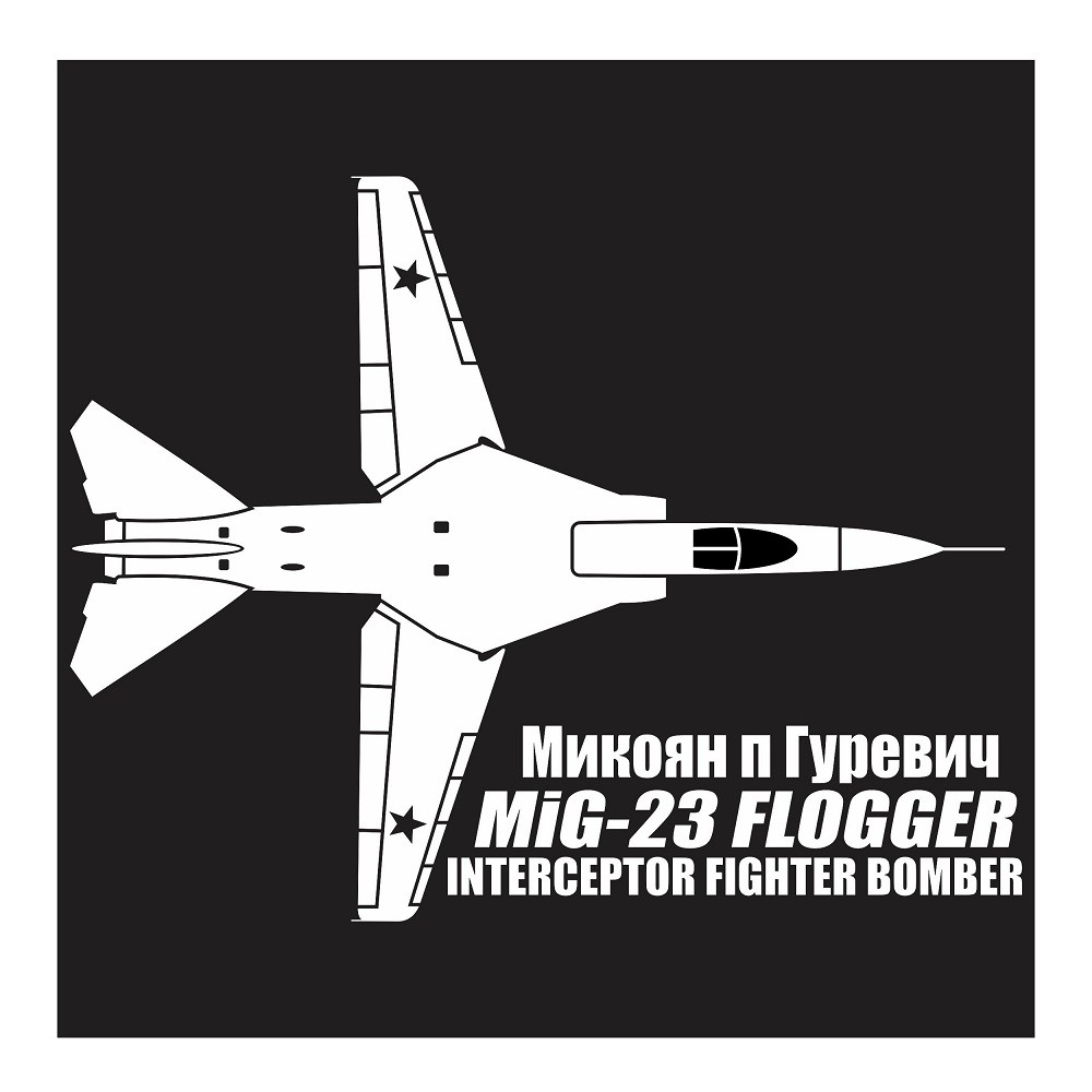 Jual Mikoyan Gurevich MiG-23 Flogger, Cutting Sticker | Shopee Indonesia