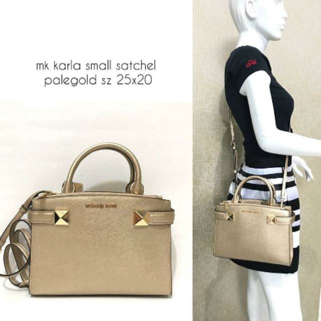 Jual Michael kors karla small satchel sekali pakai Shopee Indonesia