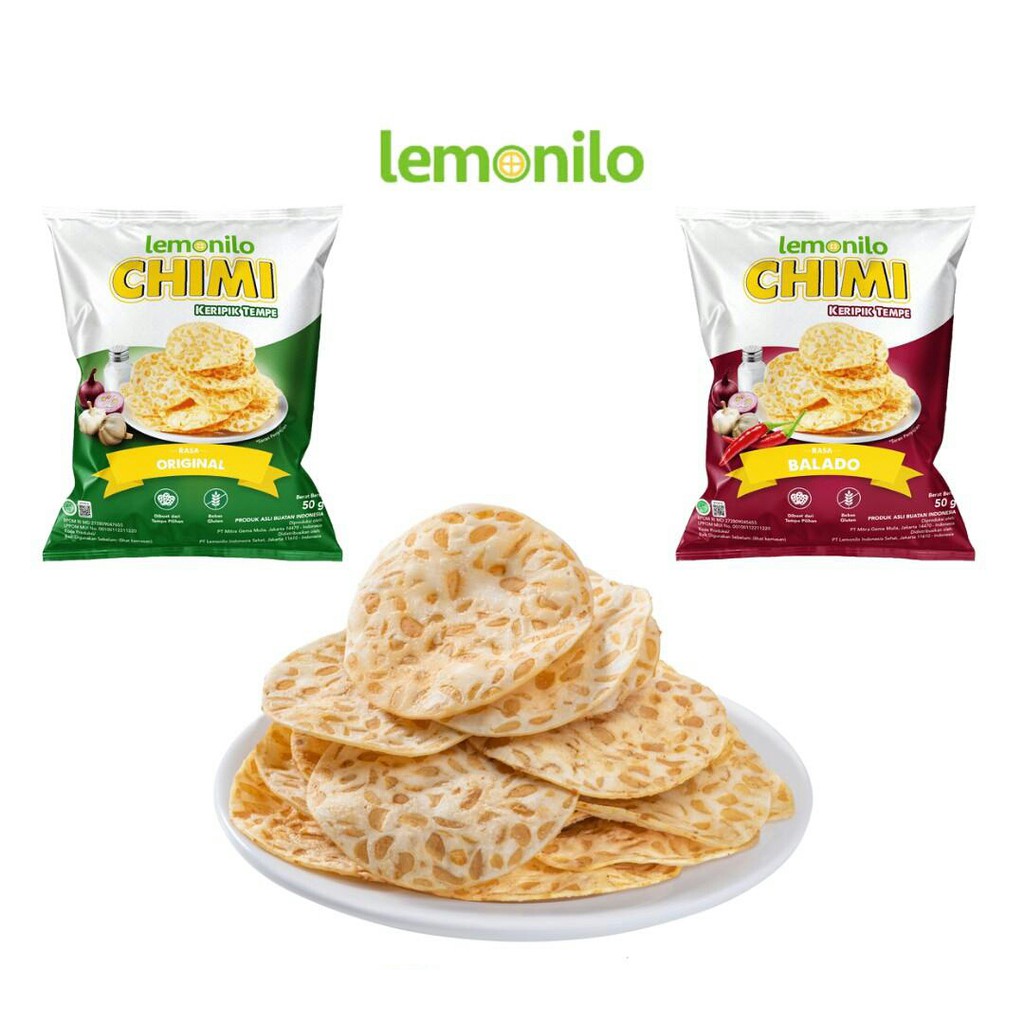 Jual LEMONILO CHIMI KERIPIK TEMPE 50GR | Shopee Indonesia
