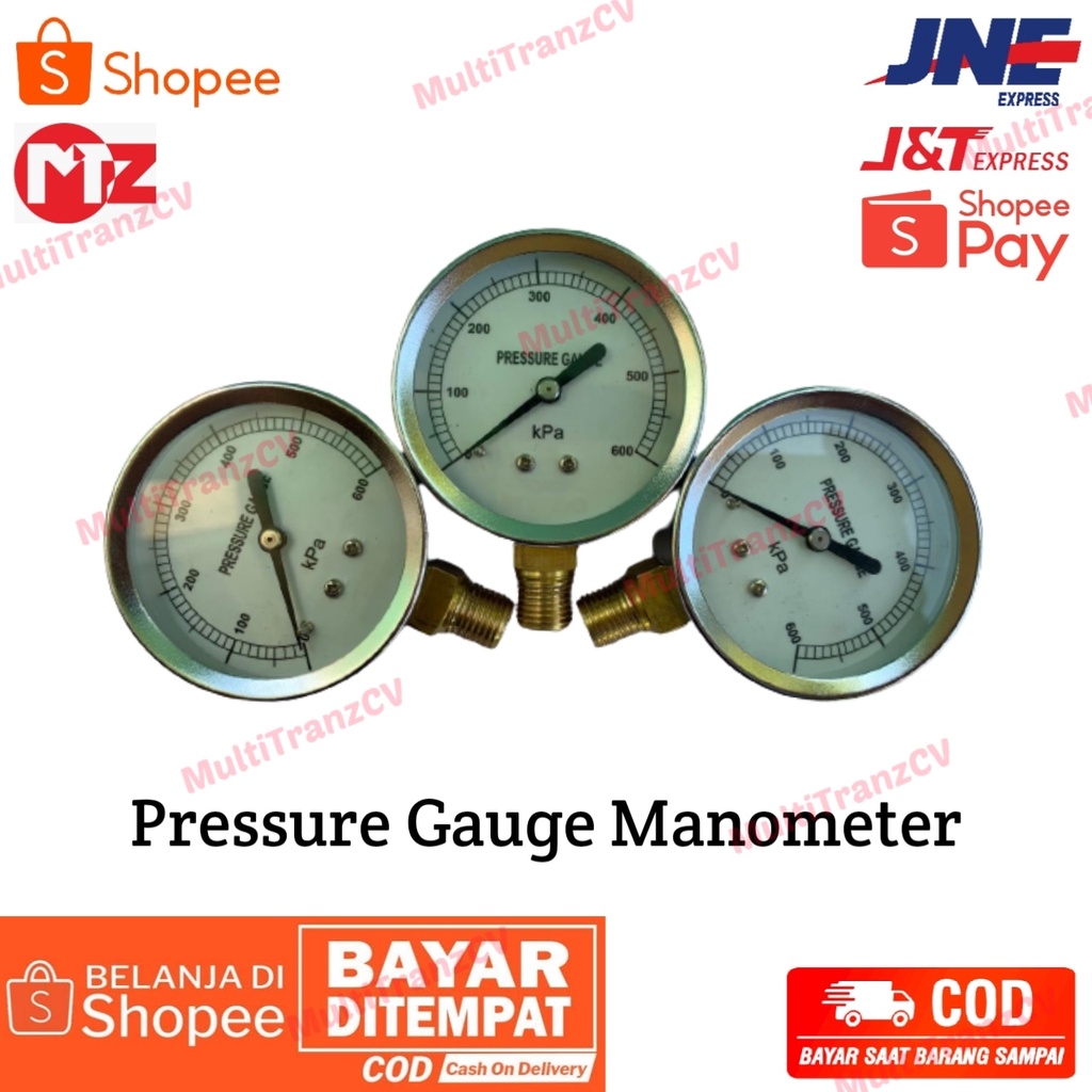Jual Dial Indikator / Manometer Satuan KPa / Alat Untuk Mengetahui