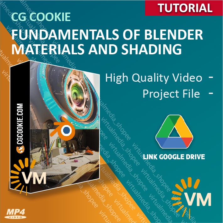 Jual CG COOKIE – FUNDAMENTALS OF BLENDER MATERIALS AND SHADING | DVD ...