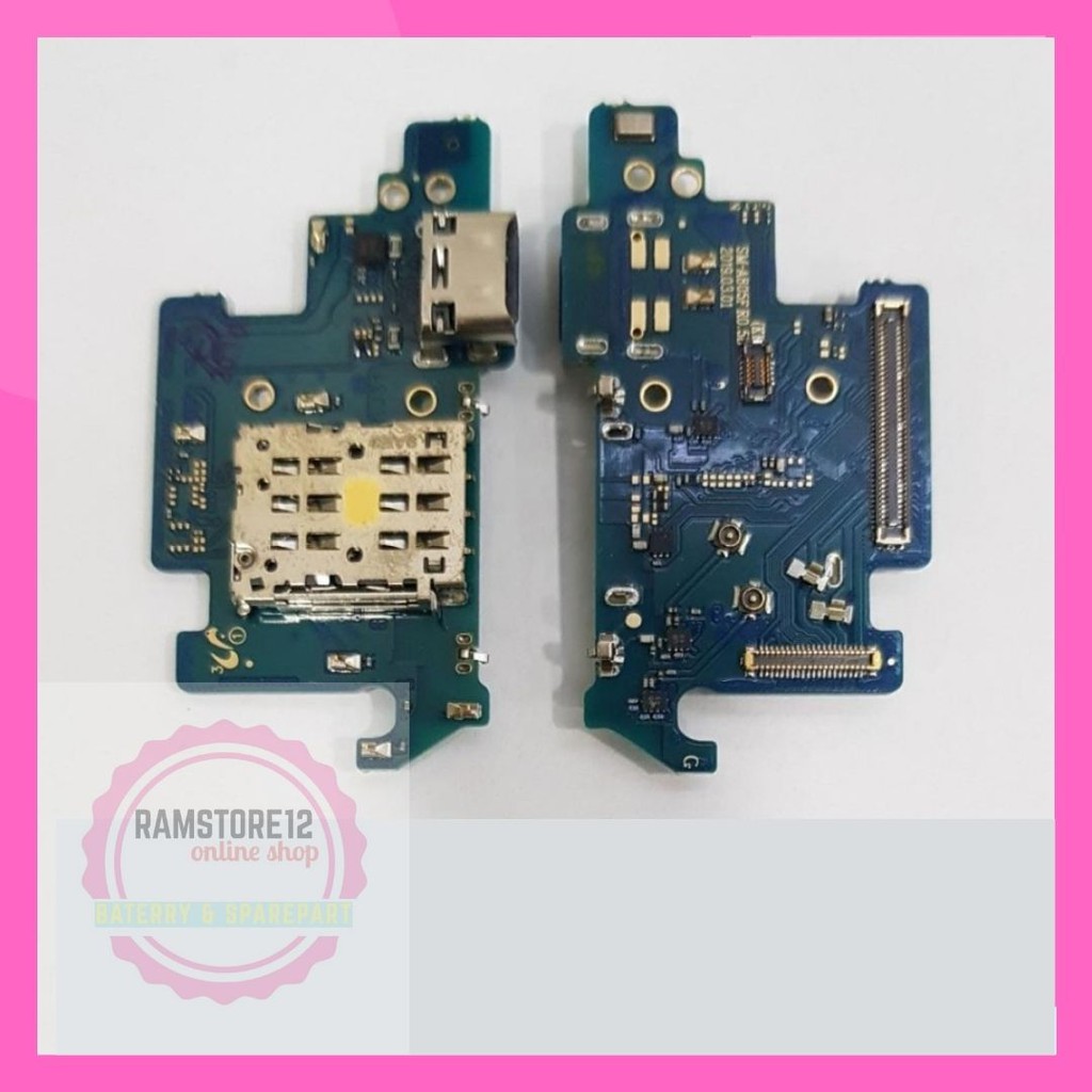 Jual PAPAN PCB KONEKTOR CAS CONNECTOR CHARGER MIC ORIGINAL SAMSUNG A80